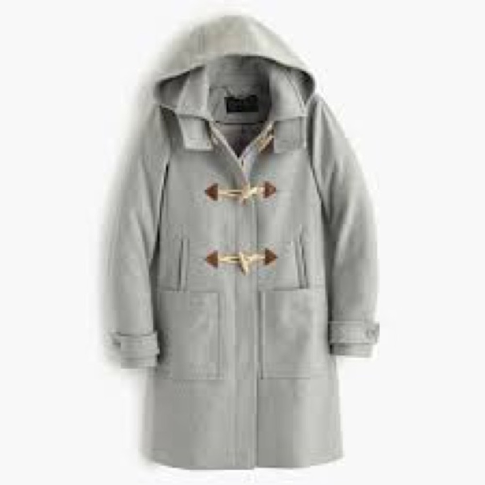 J. Crew Melton Wool Toggle Coat